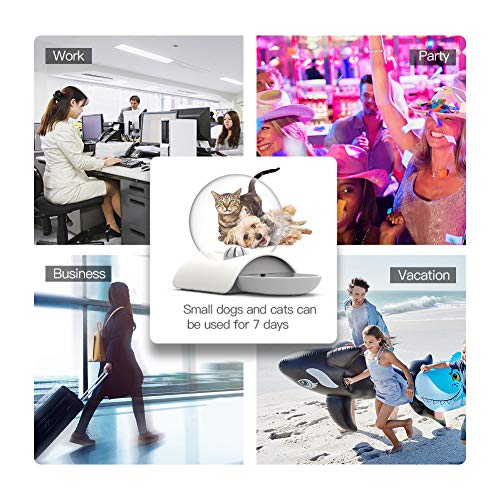 YOYOPET Automatic Replendish Gravity Waterer Rustproof Pet Water Dispenser for Dogs/Cats or Small Pets Include Filter Cover and Charcoal Filters Add Non-Slip Bottom