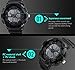 Misskt Mens Military Sport Watch Fashion Men Watch LED Display Water Resistant Black