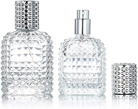 Pack 30ml 50ml Clear Empty Glass Spray Bottles，Refillable Empty