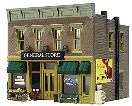 WOODLAND SCENICS BR5021 Blt/Rdy Lubener's General Store HO WOOU5021