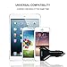 KMASHI Quick Charge 2.0 USB Portable Car Charger, 3-Port 39W Fast Car Charger Adapter for Samsung Galaxy S7 S6 Edge Note 6 Nexus 6 iPhone 6S Plus (Jet Black)