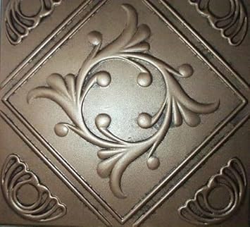 Buy Ceiling Tile Faux Tin Like Anet Antique Bronze 20x20 By