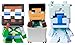 Mattel Minecraft Biome Settlers Series Mini Figure Tundra 3-Pack