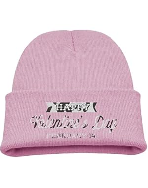 Happy Valentine's Day Milk Infant Warm Hat Lovely Cotton Cap Beanies