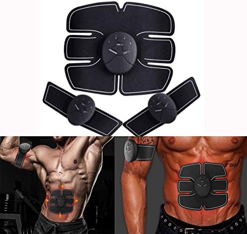 Gugou Muscle Toner Abdominal Toning Belt Trainer Wireless Body Gym Workout Home Office Fitness Equipment For Abdomen/Arm/Leg Training Men Women