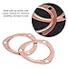 Acouto 2 PCS 3 Inch Copper Header Exhaust Collector Gaskets, Exhaust Gaskets, Durable, Reusable for SBC BBC 302 350 454 383