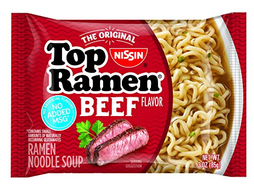 Nissin Top Ramen Beef 3 Ounce 24 Count Buy Online In India At Desertcart In Productid