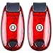 Raniaco 2-Pack LED Safety Flashing Lights for Running,Dog Walking and Cycling- Red