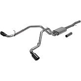 Flowmaster 717988 FlowFX Cat-Back Exhaust Kit 3.5 to 2.5 Inch Dual Side Exit Stainless 4 Inch Black Tips Compatible with 2011-2018 Chevy Silverado GMC Sierra 1500 6.2L 2/4WD all Wheelbases