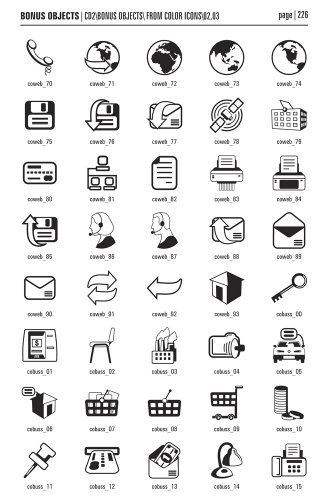 Icons-Logos-Symbols-Pictograms-Vector Clip Art-Clipart Images CD-ROM - Thumbnail 6