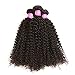 ISEE Hair 9A Grade Mongolian Kinky Curly Hair Extension Virgin Human Hair Weaving One Bundles Kinky Curly Virgin Hair 100% Human Hair Weaves Extension Mongolian Virgin Hair (24'')