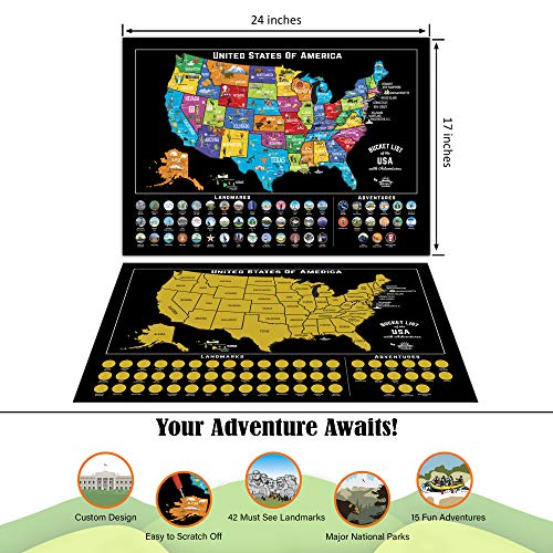 1 Scratch+Off+USA+Map+Poster