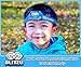 BLITZU Hands-Free Headlamp, Blue, 165 Lumen, Adjustable Light Modes, Battery Powered, Waterproof, Impact Resistant