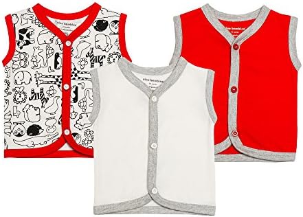 Baby Boy's Printed Regular fit T-Shirt (Pack of 3) (NBBBJLSS18139-0-3M_Multi 0 3 Months)