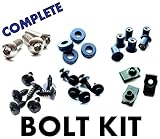 Yamaha YZF R6 98 99 00 01 02 Motorcycle Fairing Bolt Kit, Complete Screws and Fasteners kit R-6 1998 1999 2000 2001 2002