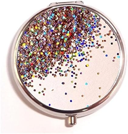 NEW Glitter Spill Custom Pocket or Purse Metal Pill Case Box Medicine Organizer Vitamin Case From RickOrder