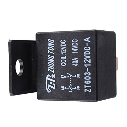 E Support Car Relay 12v 40a Spst 4pin Pack of 5