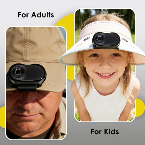 Frelisty Mini Body Camera with Magnetic Pendant & Waterproof Case,0.92 oz Thumb Size Body Cam, Wearable Bodycam for Hiking, Traveling, Vlogging, Portable POV Action Camera for Surfing, Snorkeling