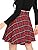 Milumia Women Plaid Mini Skater A line Skirt Belted Zipper Pleated Business Casual Dress