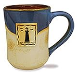 Cape Shore 16 Ounce Stoneware Partial Glaze Pottery Mug (Lighthouse)