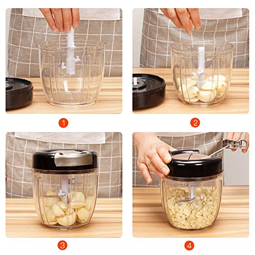 Manual Food Chopper Chop Mini Food Choppers and Dicers Hand Cut Fruits