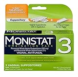 Monistat 3-Day Yeast Infection Treatment | Suppositories + Itch Relief Cream