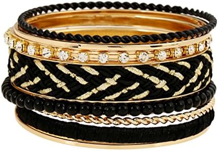 Superhai Bohemian Braided Affixed Cloth Fashion Multilayer Alloy Diamond Beaded Bracelet