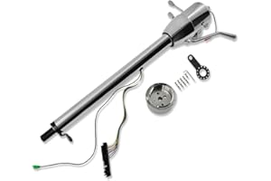 IMOOA GM 30" Chrome Tilt Automatic Steering Column & 9 Holes Adapter, Without Key