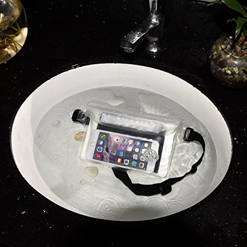 image for NKTM Waterproof Pouch Dry Bag Fanny Pack with Waist Strap Keep Your Ce