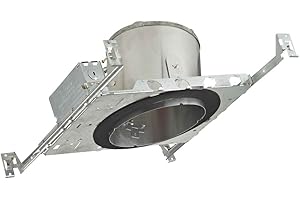 DOLAN DESIGNS 6-Inch New Construction E26 Recessed Can Light IC & Airtight Slope Ceiling