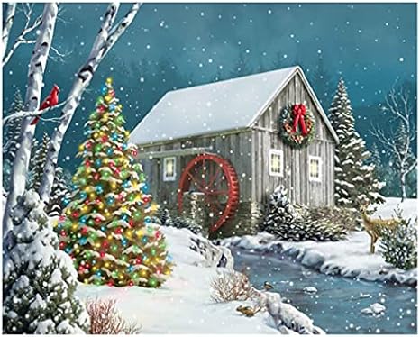 Amazon Co Jp 数字でペイントクリスマスツリー手描きの絵画アートギフト数字でdiyぬりえハウスキット家の装飾40 50 Cm フレームなし Diy 工具 ガーデン