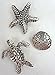 Antique Silver Sea Life Push Pins, Set of 15