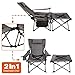 XGEAR 2 in 1 Folding Camping Chair Portable Lounge Chair With Detachable Table for Camping Fishing Beach and Picnicsthumb 4