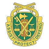 US Army - Military Police Corps Insignia - 3.5 Inch Tall Full Color Decal