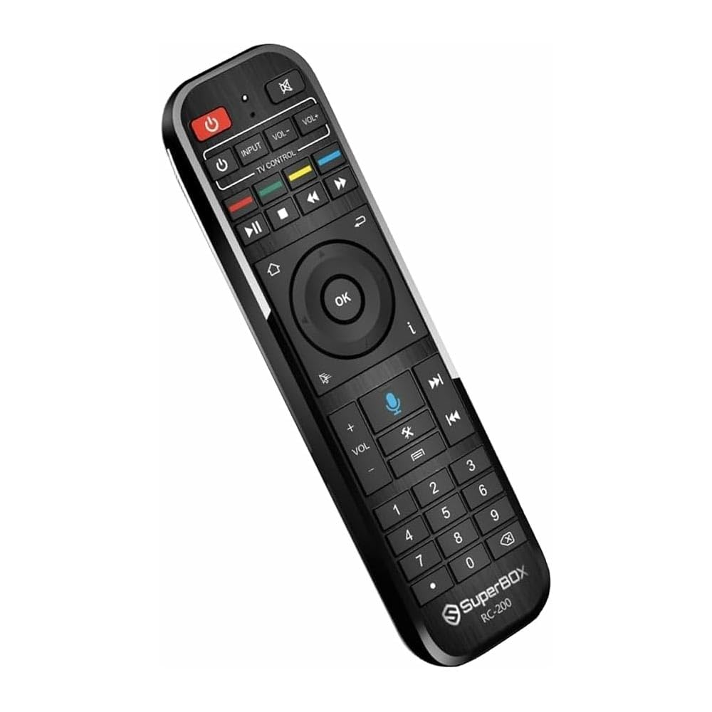 Photo 1 of ****SIMILAR ITEM***
RC-200 Voice Remote Control for Super Smart TV Box S5 Pro S5 Max S6 Pro S6 Max S6 Ultra
