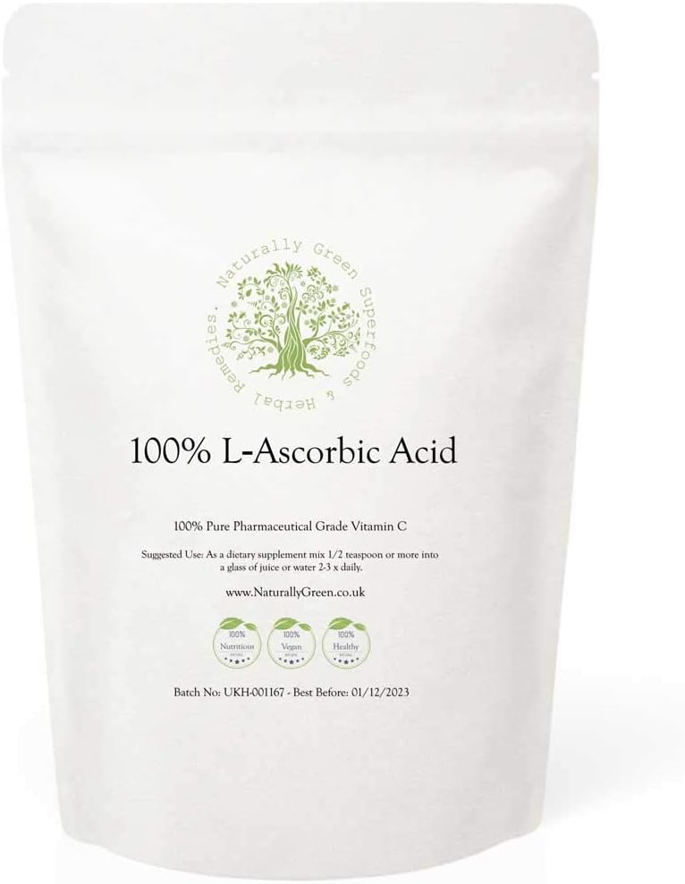 L-Ascorbic Acid - Pure Vitamin C Powder, 1KG