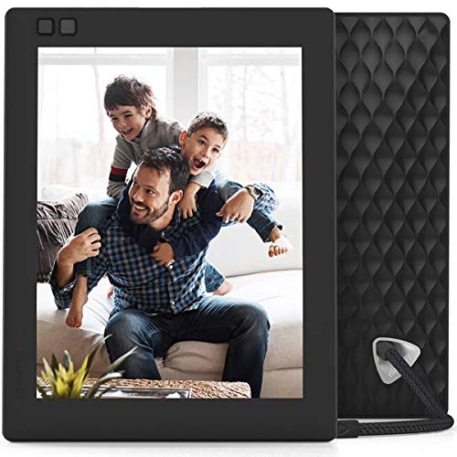 Nixplay Seed 8 Inch Digital WiFi Photo Frame W08D Black - Digital Picture Frame with IPS Display, Motion Sensor and 10GB Online Storage, Display and Share Photos with Friends via Nixplay Mobile App