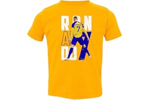 Sheki Apparel Ronaldo 7 Al NASSR Soccer Siuuu Goal Celebration Toddler T-Shirt