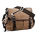 OCT17 Men Messenger Bag 14 inch College Shoulder Canvas Vintage Crossbody Military Satchel Bag Laptop