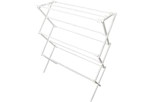 ZOES HOMEWARE Clothes Drying Rack for Laundry | Foldable Drying Rack Clothing | Small Collapsible Dry Rack for Clothes | Indoor & Outdoor Drying Rack | Beige