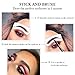 Eyebrow Stencil Shaper with 3 pcs Eyebrow Razor- Eyebrow Stencil Ruler Shaping Template for DIY Grooming - Eyebrows Grooming Stencil Kit Reusable Styling Tool, 8 Unique Styles, 32pcs
