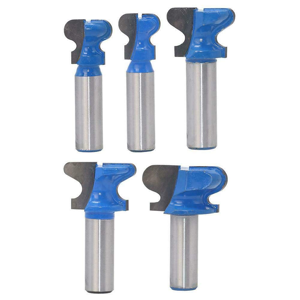 End Milling Cutter Bit, 1/2" Shank Finger Pull Drawer Pull Stool Molding Cutter 7/8" Cutting Dia, Pack of 1