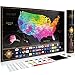Premium Scratch Off Map of The United States - Watercolor USA Travel Scratch Map with All States Capitals, Flags and Accessories Included – 11 x 17” Unique & Detailed Design – Deluxe GlFT Package