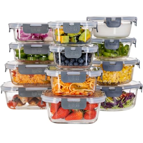 Igluu Meal Prep Boxen Glas (12er-Pack) – verschiedene Größen