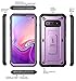 SUPCASE for Samsung Galaxy S10 Case with Satnd (Unicorn Beetle Pro), [Built-in Belt Clip] Heavy Duty Shockproof Rugged Protective Phone Case Without Built-in Screen Protector for Galaxy S10, Purple