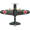 Fremego RC Plane VOLANTEX A6M Zero Fighter 2.4G 4CH Romote Control Airplane with 6-Axis Gyro Stabilizer Aerobatic 2 Batteries