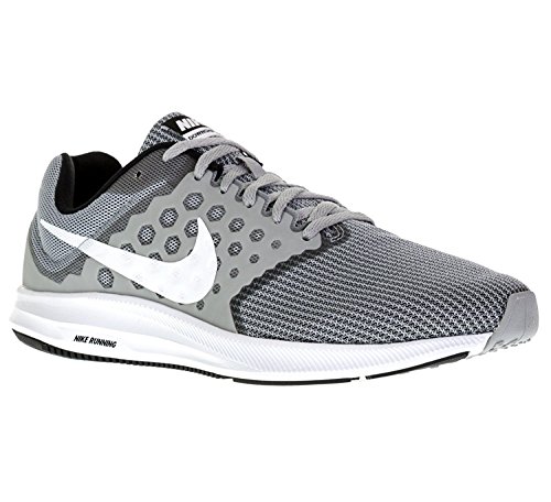 Men's Nike Downshifter 7 Running Shoe Wolf Grey/White/Black Size 10.5 M US