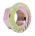 (25pcs) BelMetric M10X1.25 JIS Hex Head Serrated Flange Nut 14mm Wrench, Class 10 Yellow Zinc for Automobile, Motorcycle, and Mechanical Applications NF10X1.25YLW