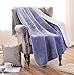 Luxury Large Reversible Fuzzy Sherpa Throw Blanket, Soft and Cozy- 50
