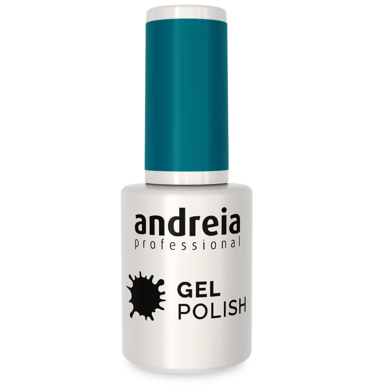Andreia Semi-Permanent Nail Gel Polish for UV/LED Lamp - Intense Shine and 4 weeks Lasting Manicure Nail Gel Varnish - Colour 203 Teal Green - Shades of Blue Neons 10.5 ml — image 1